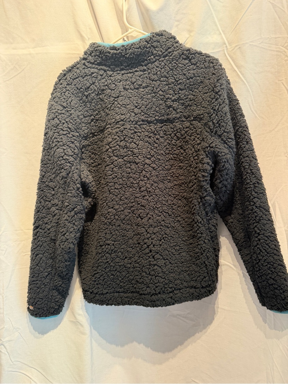 chubbies Black Sherpa Quarter-Zip Pullover with Yellow Accents - Picture 3 of 3